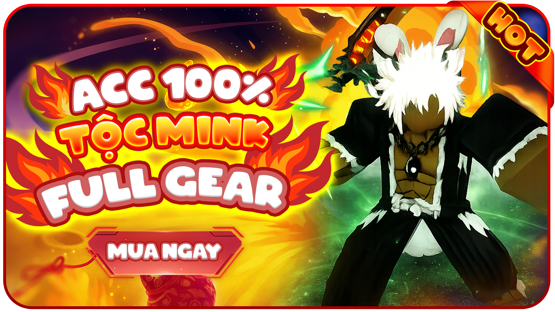 TỘC V4 MINK FULL GEAR