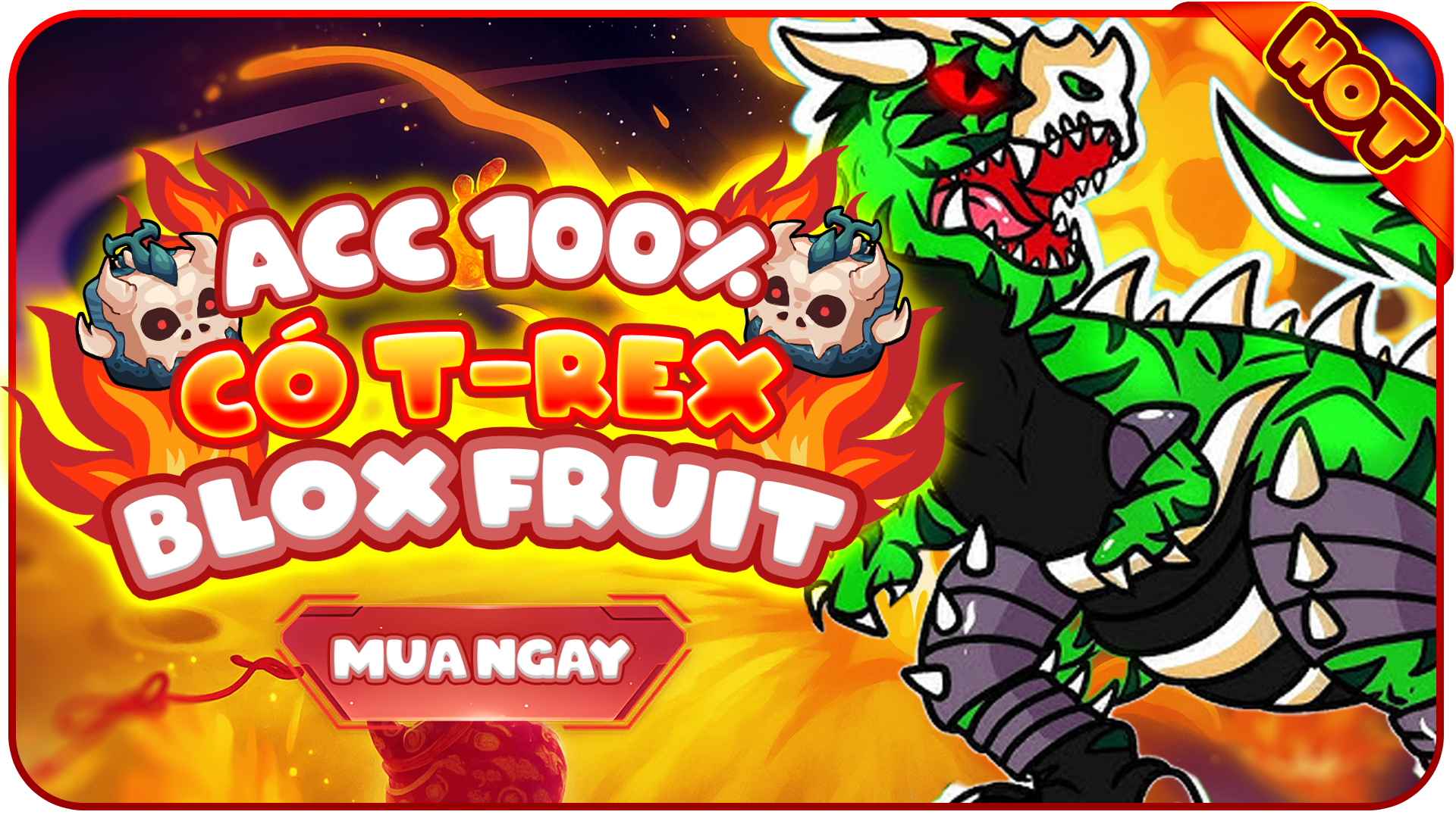 ACC CÓ T-REX RƯƠNG